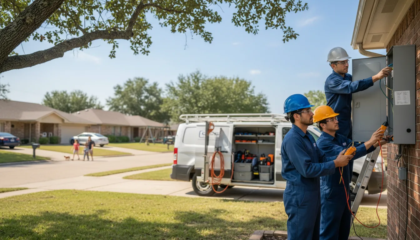 Certified electrician providing emergency electrical services in Rockaway Beach, MO